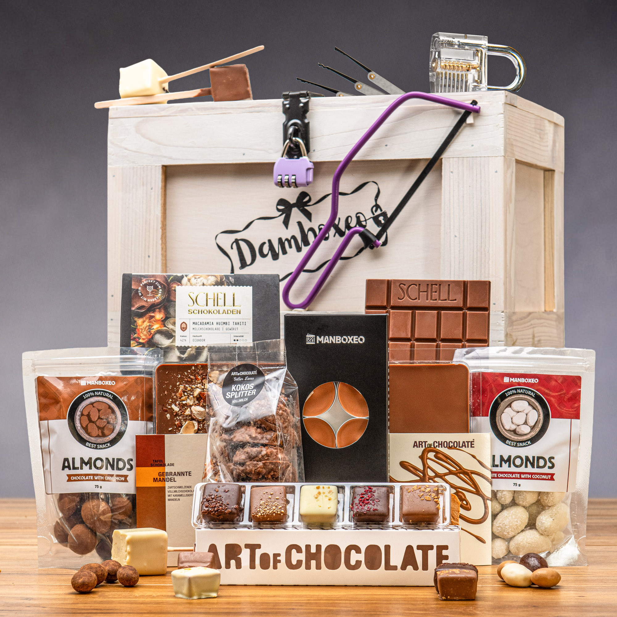 Truhla plná čokolády