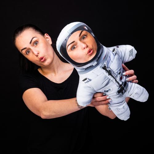 MiniKlon Astronautka ve skafandru v dárkové krabici