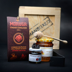 Tmavá čokoláda s chilli Moruga