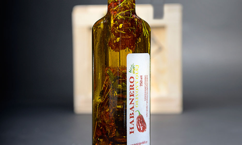 Extra panenský olivový olej s chilli papričkami