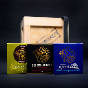 Kvalitní čokolády značky Willie’s Cacao 