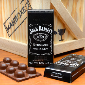 Luxusní čokoláda Goldkenn s náplní Jack Daniel's