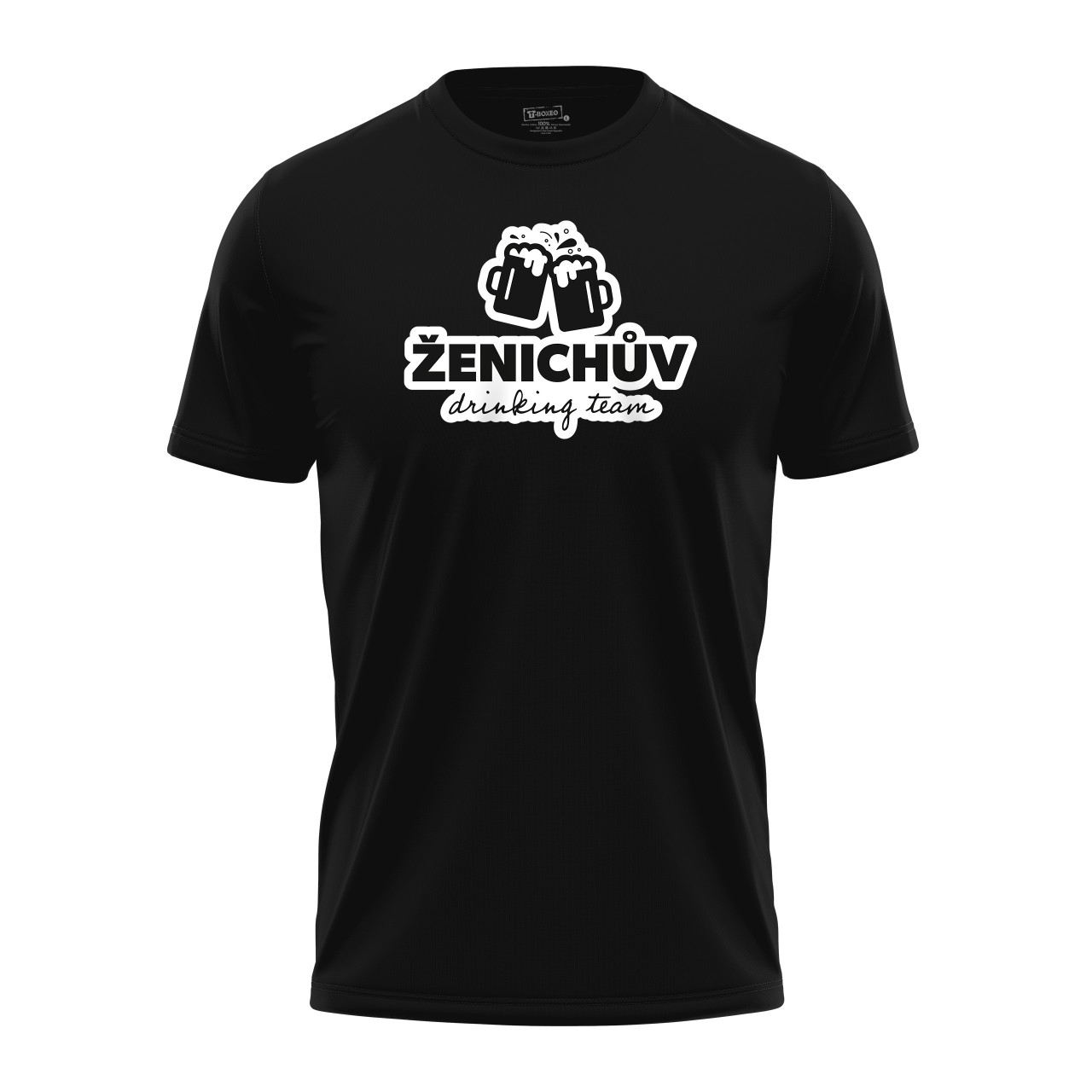 Pánské tričko s potiskem “Ženichův drinking team”