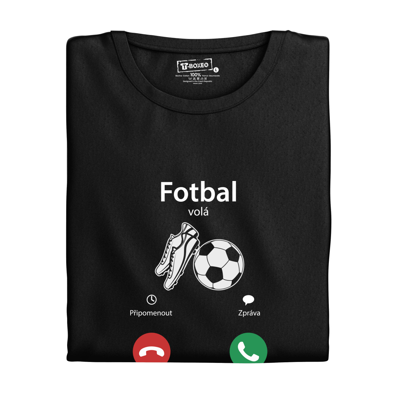 Pánské tričko s potiskem "Fotbal volá"
