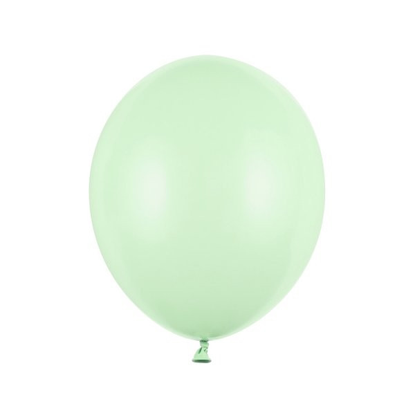 Latexový balónek - Pastelová pistáciová 27cm - 20 ks