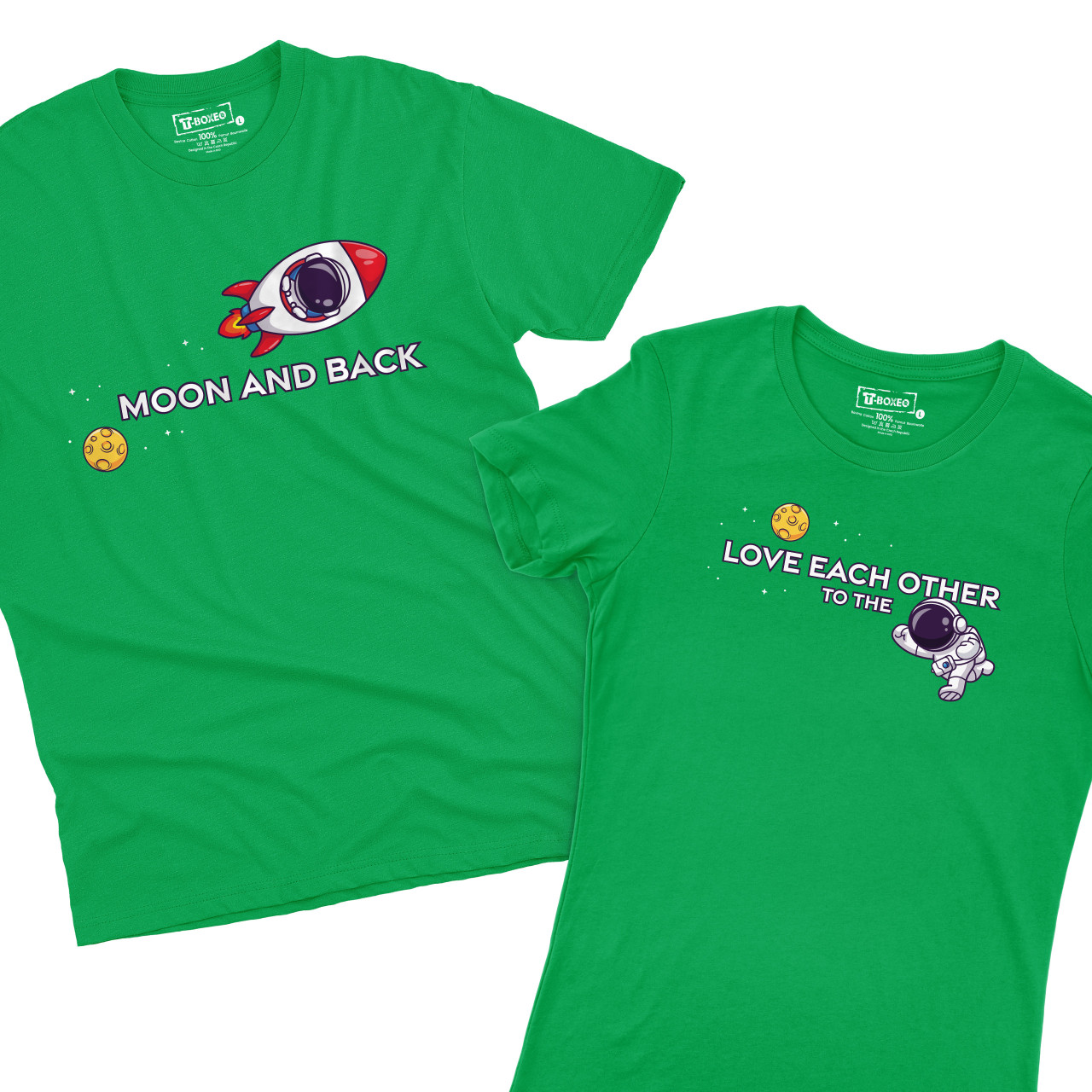 Pánské tričko s potiskem “Love each other to the Moon and back”