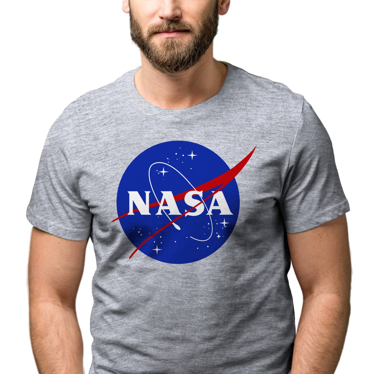 Pánské tričko s potiskem “Nápis NASA”