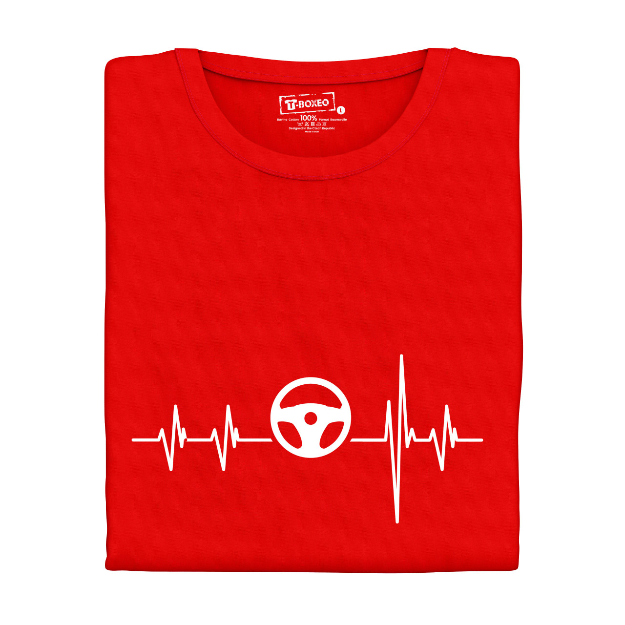 Pánské tričko s potiskem "Srdeční tep Volant"