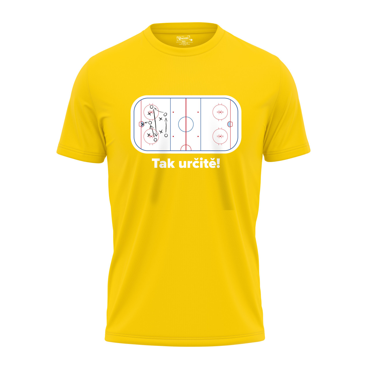 Pánské tričko s potiskem "Tak určitě! - Hokej"