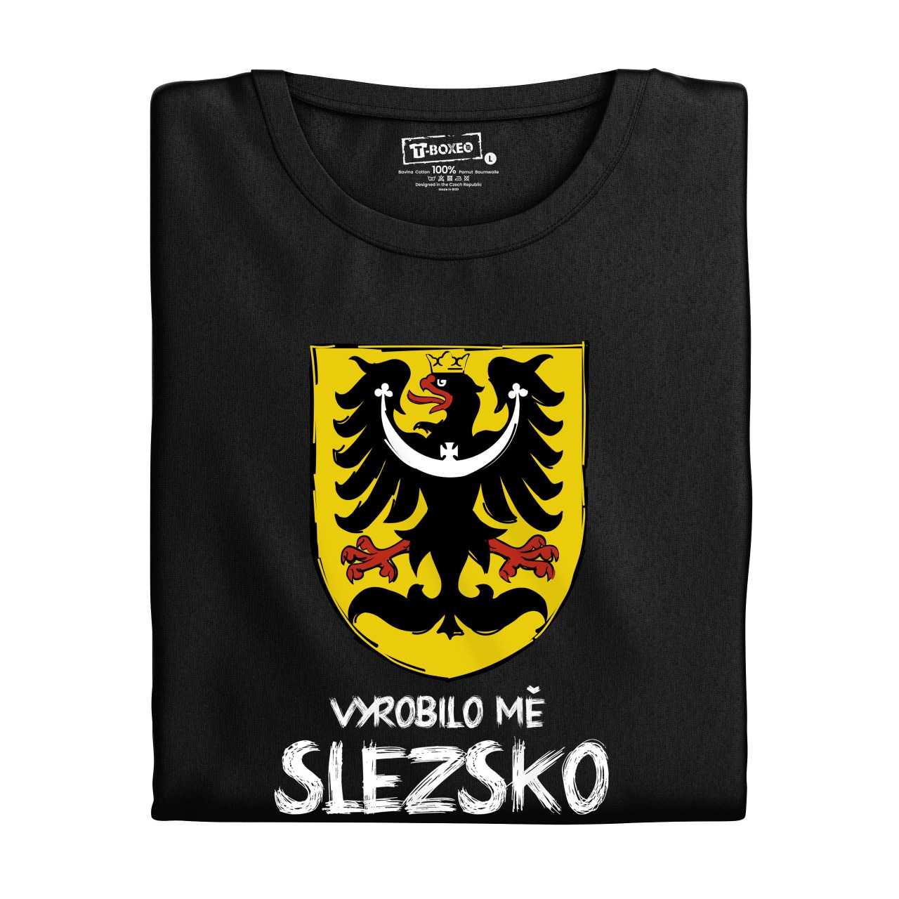 Dámské tričko s potiskem “Vyrobilo mě Slezsko” 