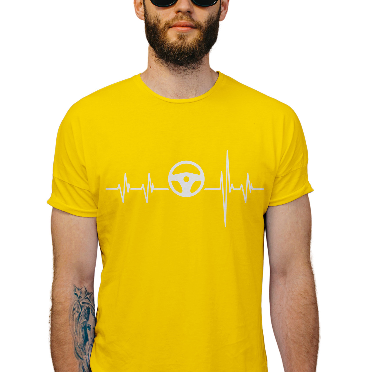 Pánské tričko s potiskem "Srdeční tep Volant"