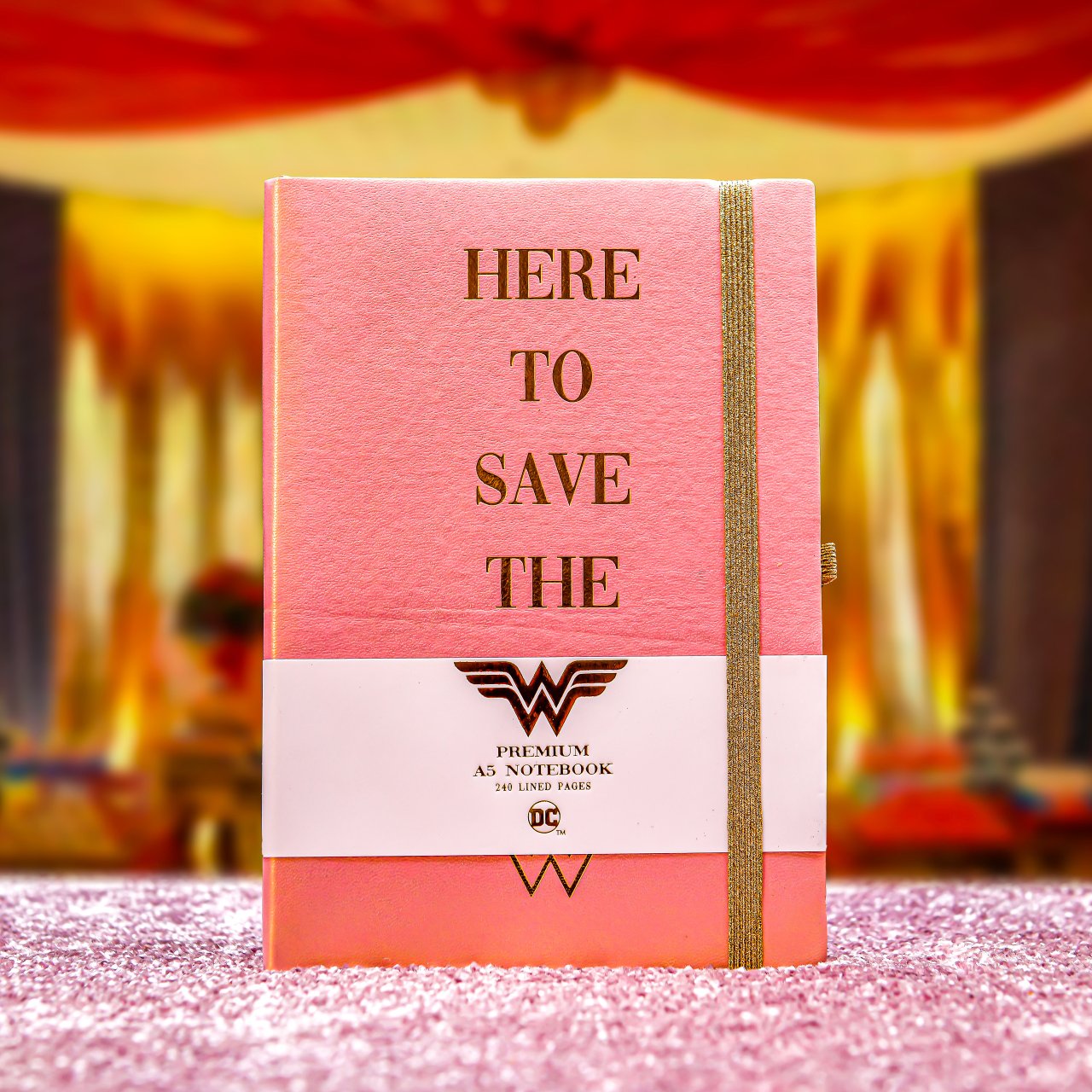 "Wonder Woman Premium Notebook Here to save the day - A5"