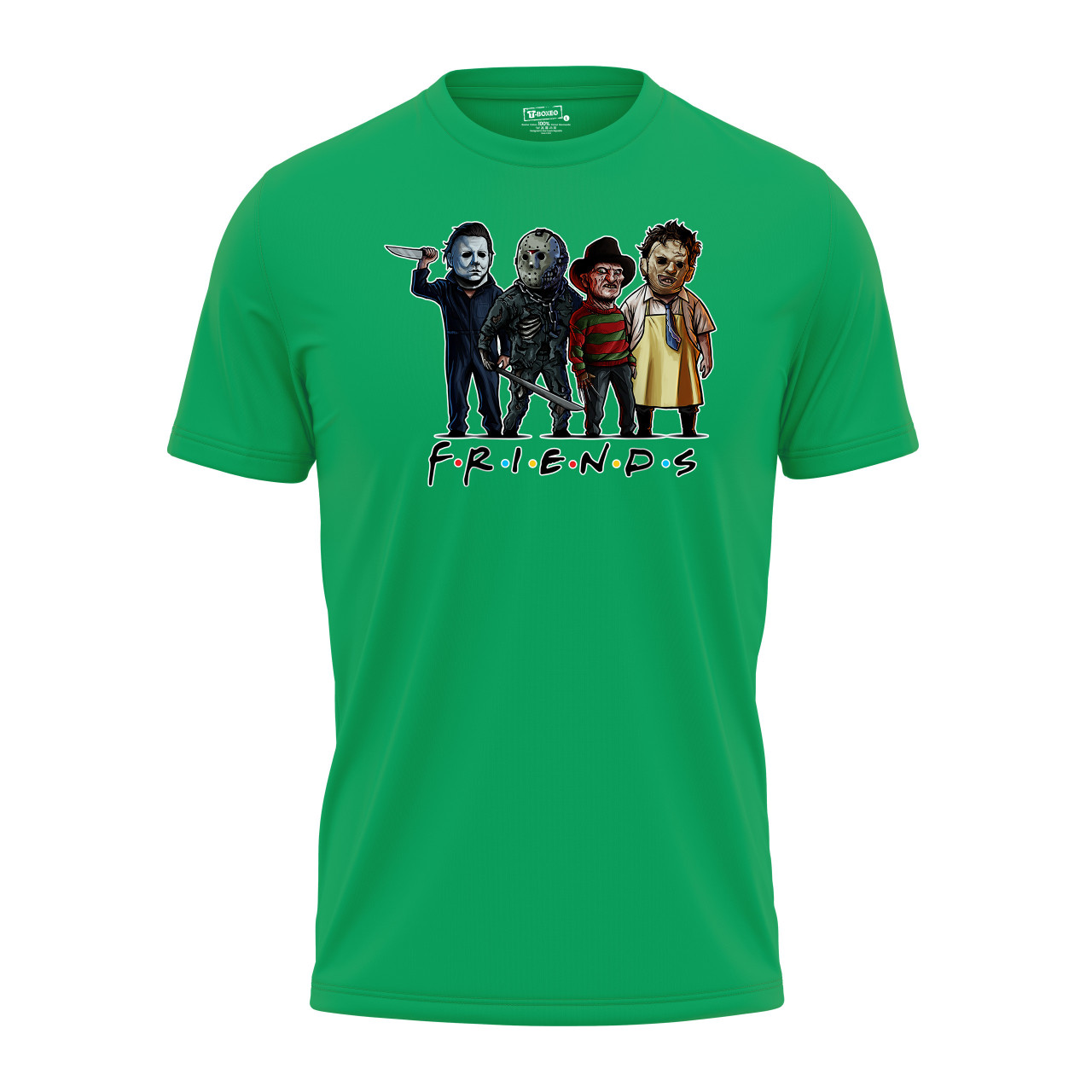 Pánské tričko s potiskem “Friends, hororová čtyřka"