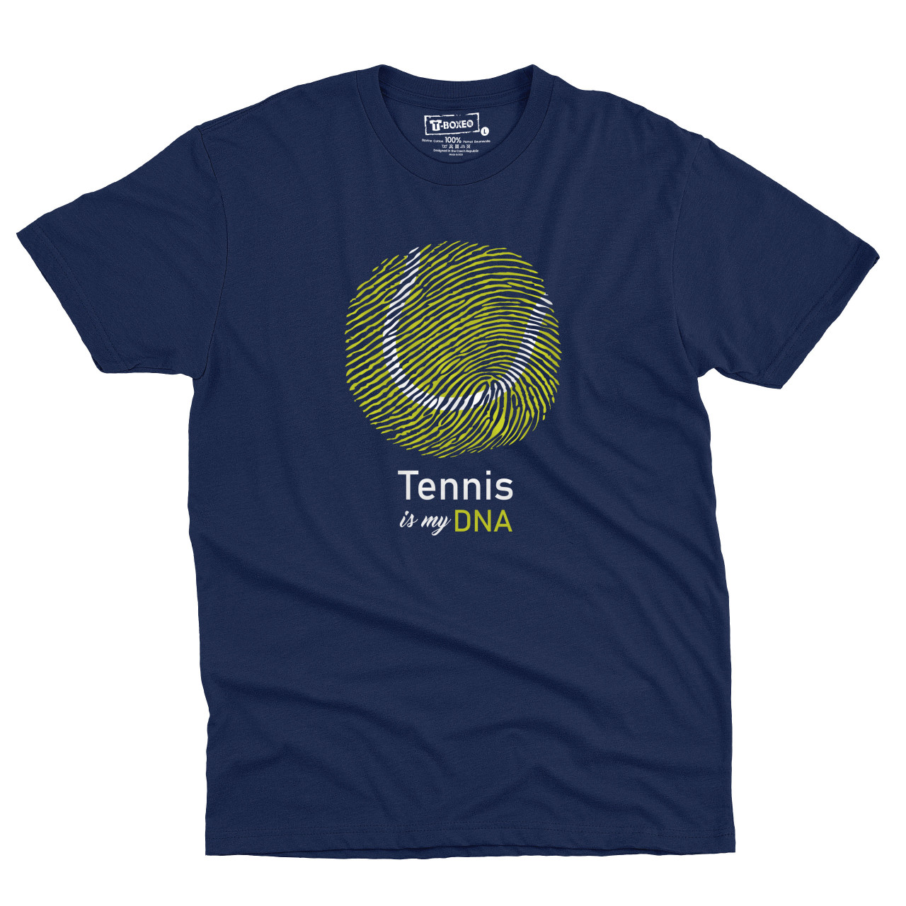 Pánské tričko s potiskem "Tennis is my DNA"