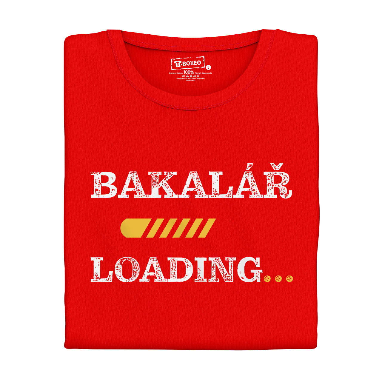 Dámské tričko s potiskem “Bakalář loading”
