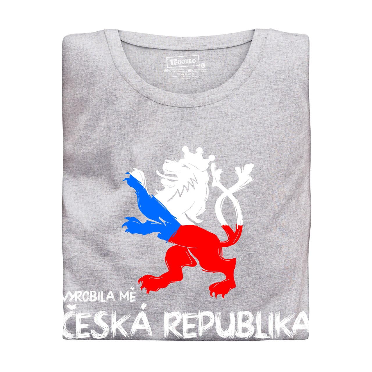 Dámské tričko s potiskem “Vyrobila mě Česká republika” 