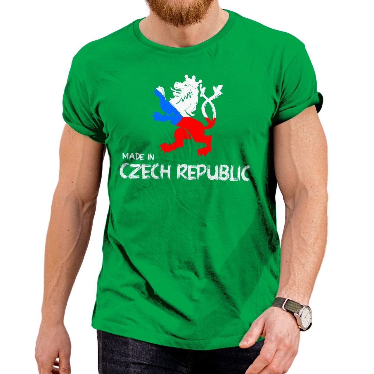 Pánské tričko s potiskem ”Made in Czech Republic”