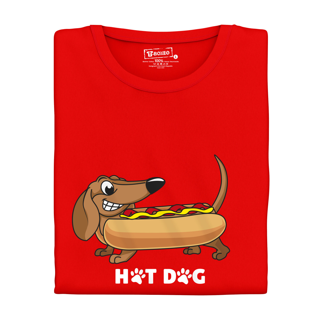 Pánské tričko s potiskem “Hot Dog”