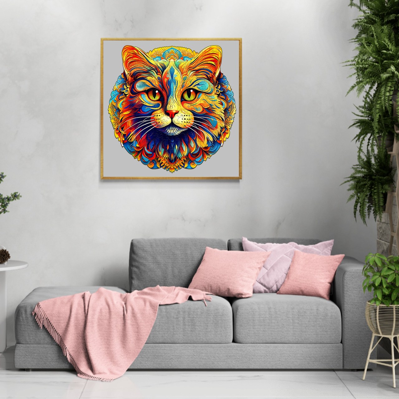 Colorful cat