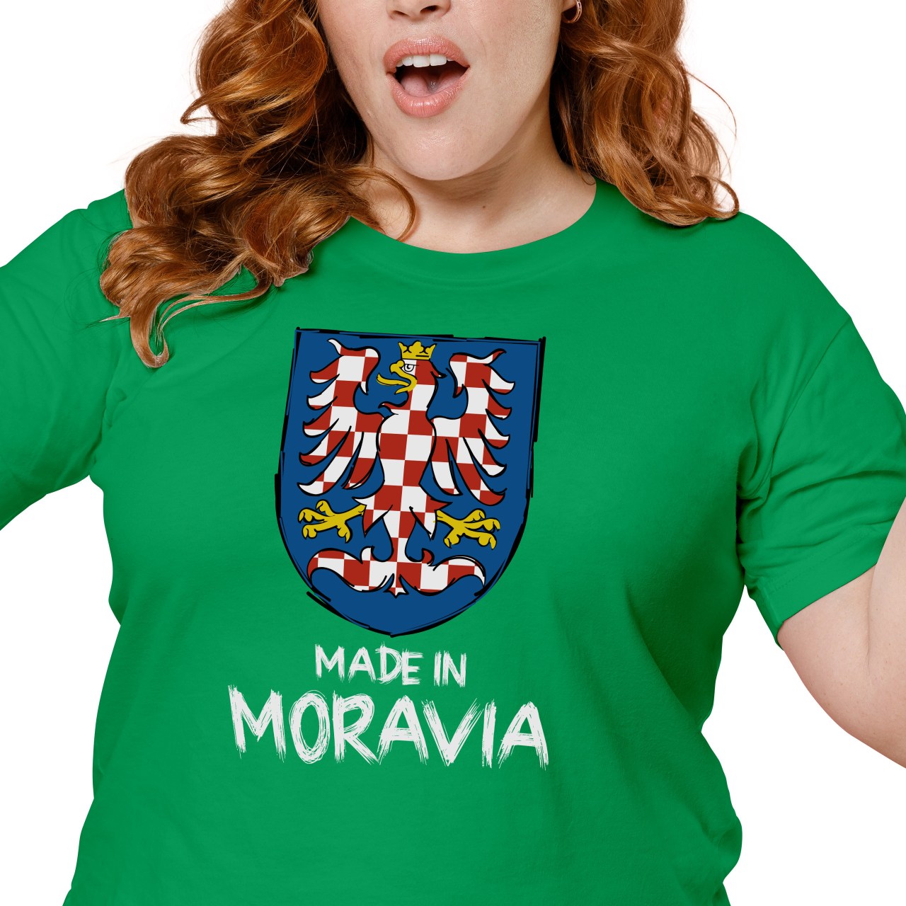 Dámské tričko s potiskem “Made in Moravia” 
