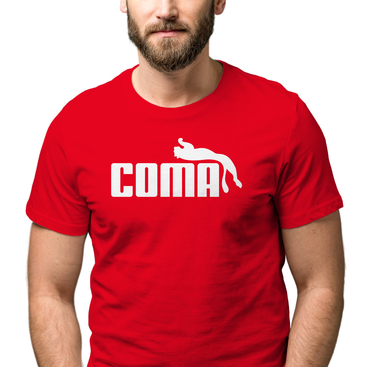 Pánské tričko s potiskem ”Kóma”