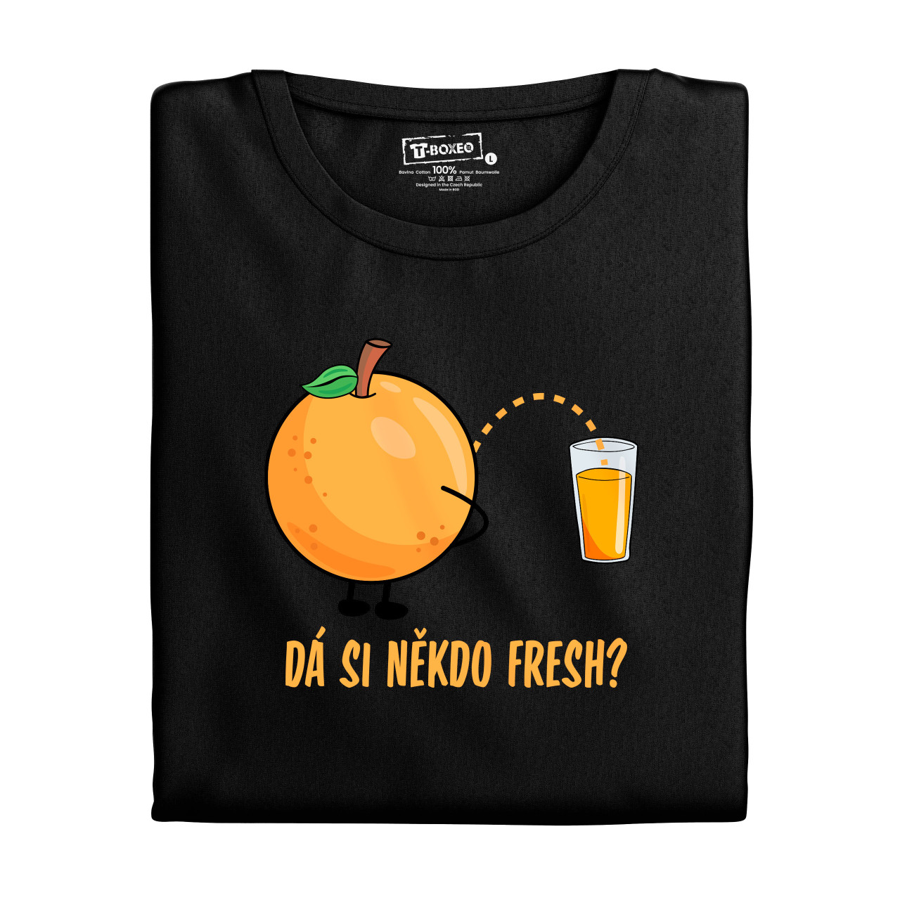 Pánské tričko s potiskem “Dá si někdo fresh?”