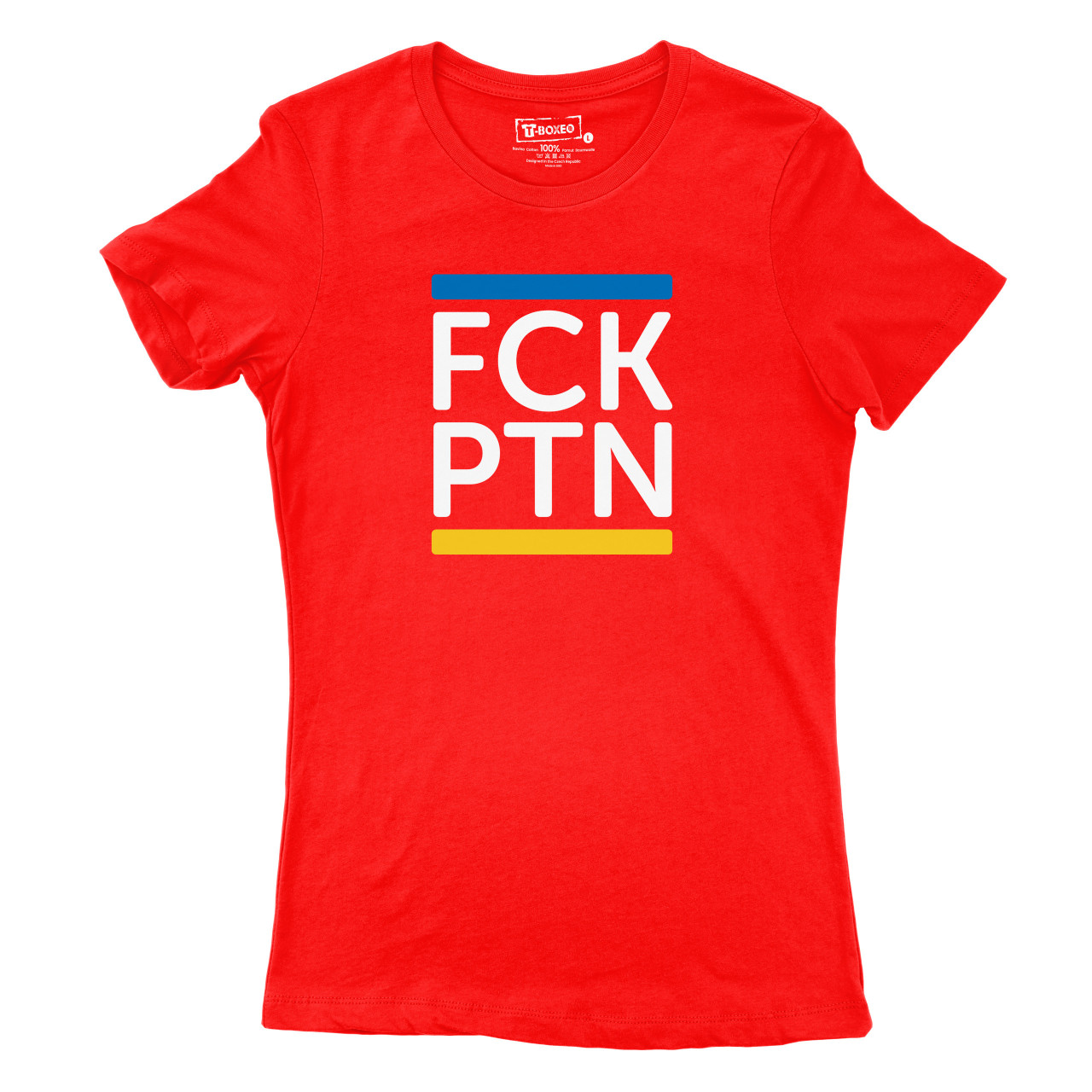 Dámské tričko s potiskem “FCK PTN”