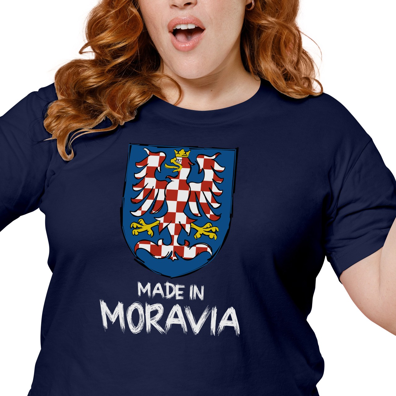 Sportsman Attentive Unparalleled Dámské tričko s potiskem “Made in Moravia” | Manboxeo.cz