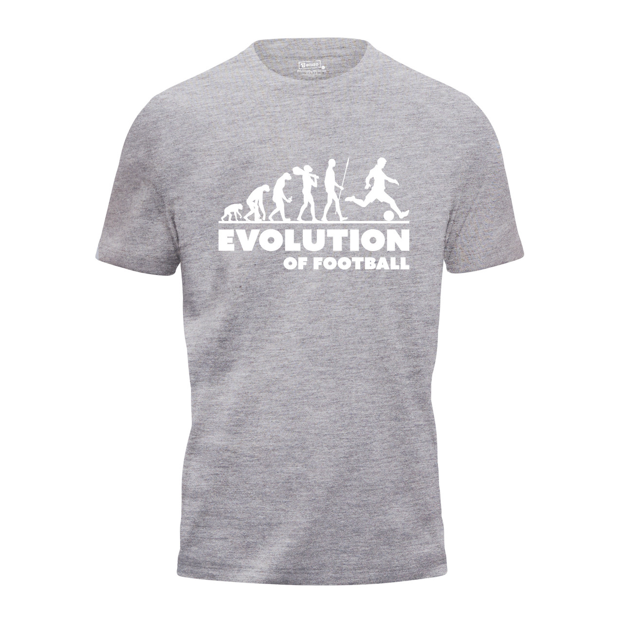Pánské tričko s potiskem "Evoluce Fotbalisty"