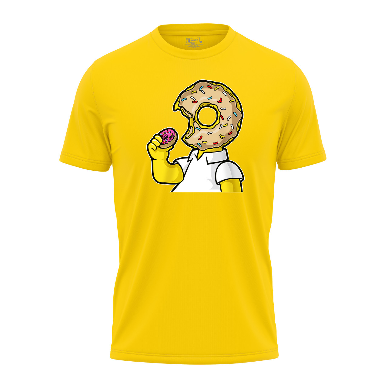 Pánské tričko s potiskem “Homer s koblihovou hlavou”