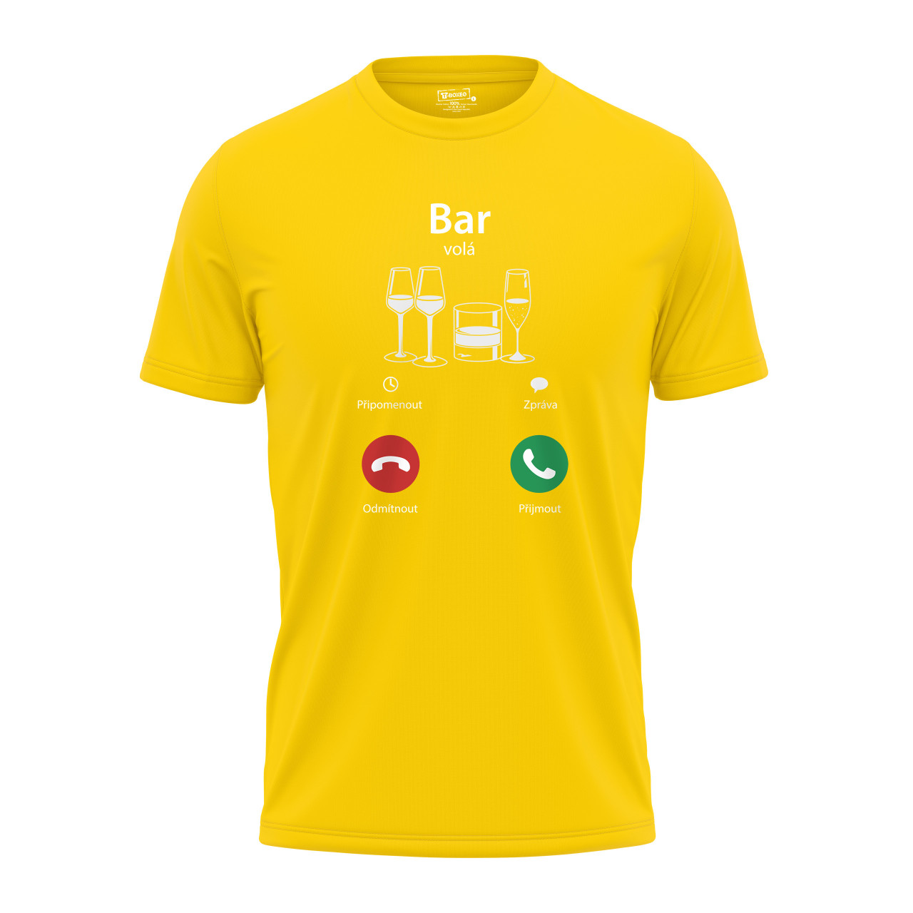 Pánské tričko s potiskem "Bar volá"