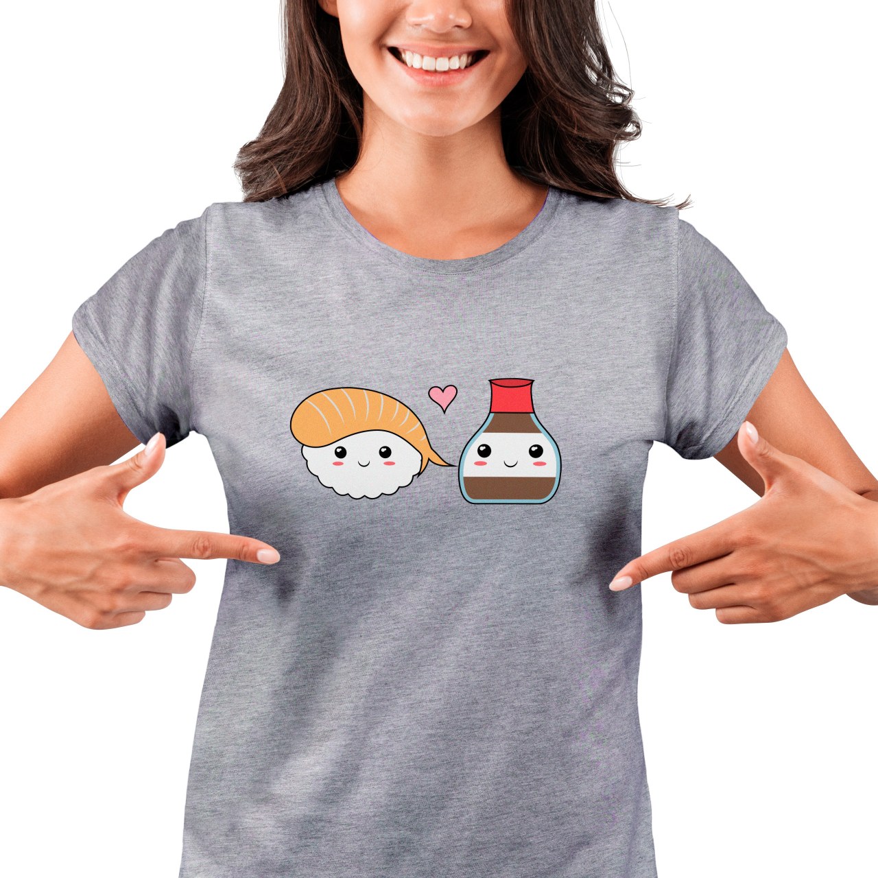 Dámské tričko “Kamarádi sushi a sojovka”