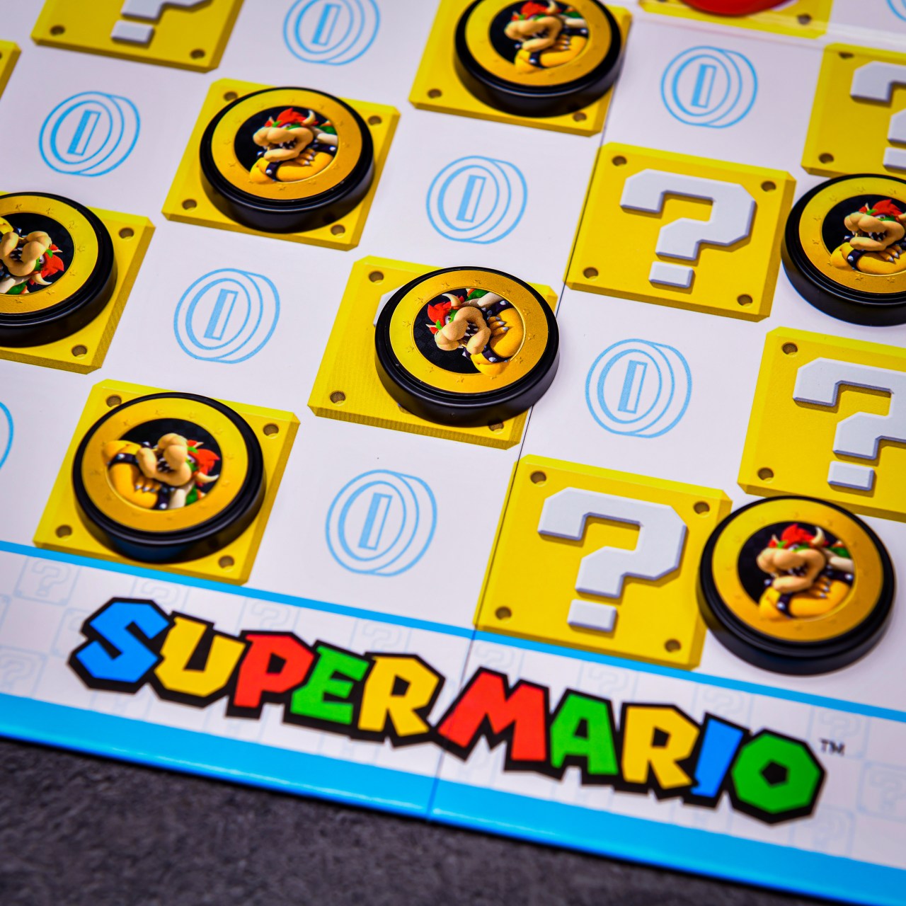 Super Mario Boardgame Checkers & Tic-Tac-Toe - Dáma Super Mario
