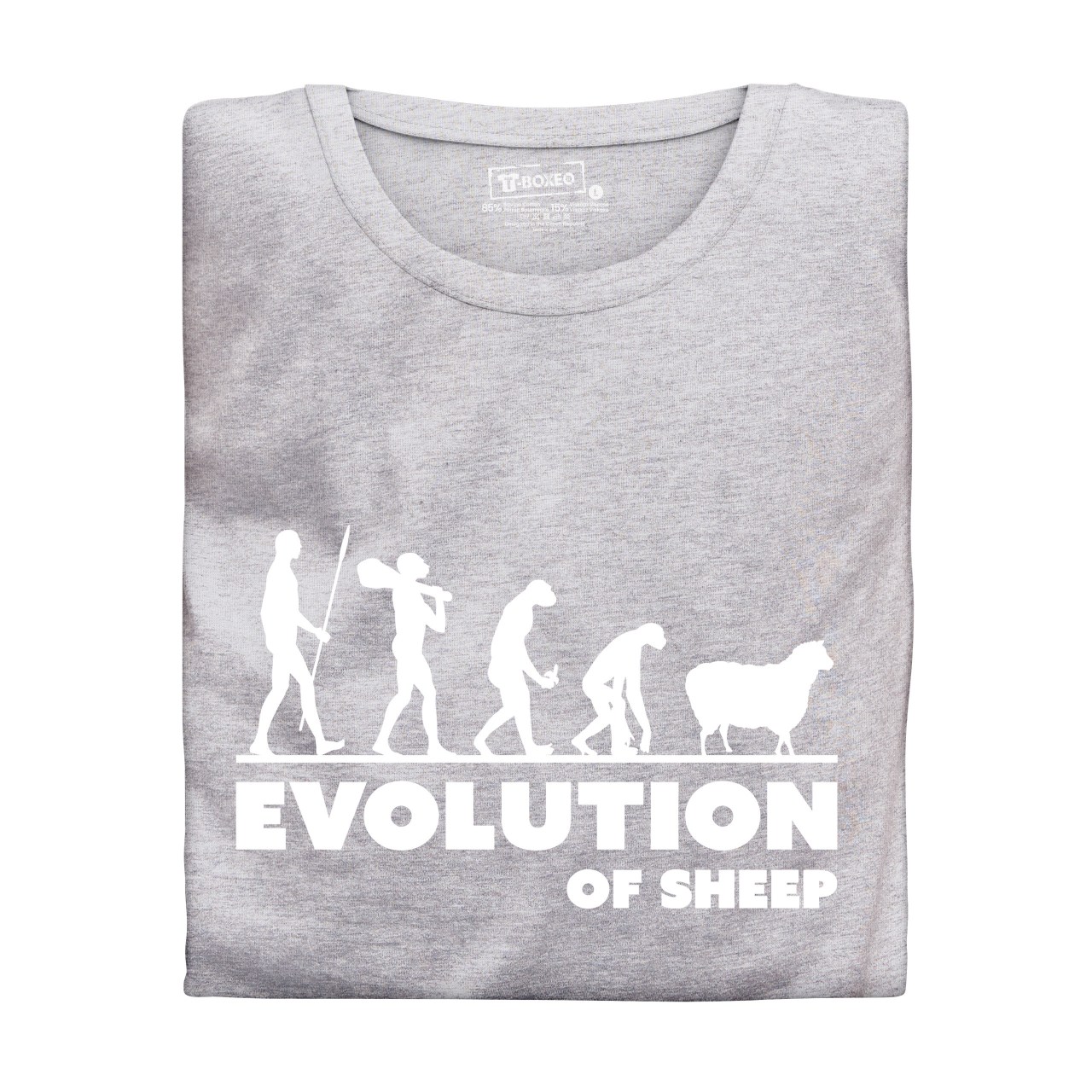 Pánské tričko s potiskem "Evoluce Ovce"
