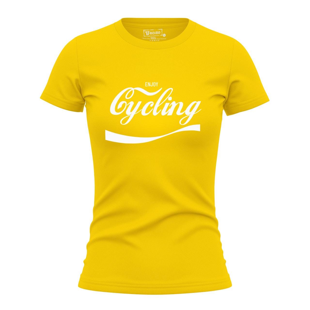 Dámské tričko s potiskem "Enjoy Cycling"