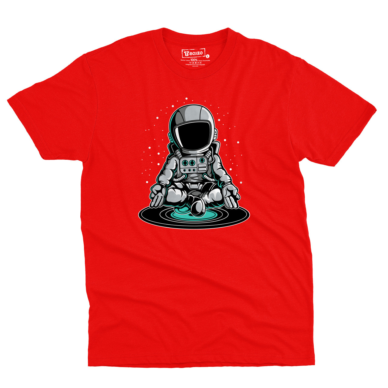 Pánské tričko s potiskem “Astronaut na vinylové desce”