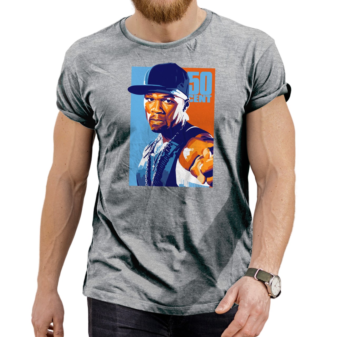 Pánské tričko s potiskem “50 Cent”