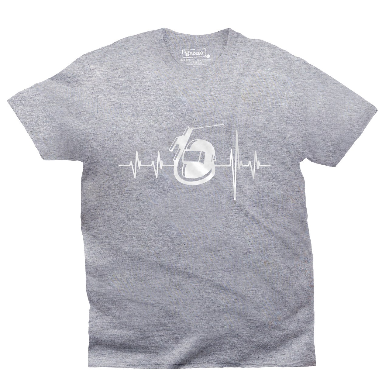 Pánské tričko s potiskem "Srdeční tep Svařování"