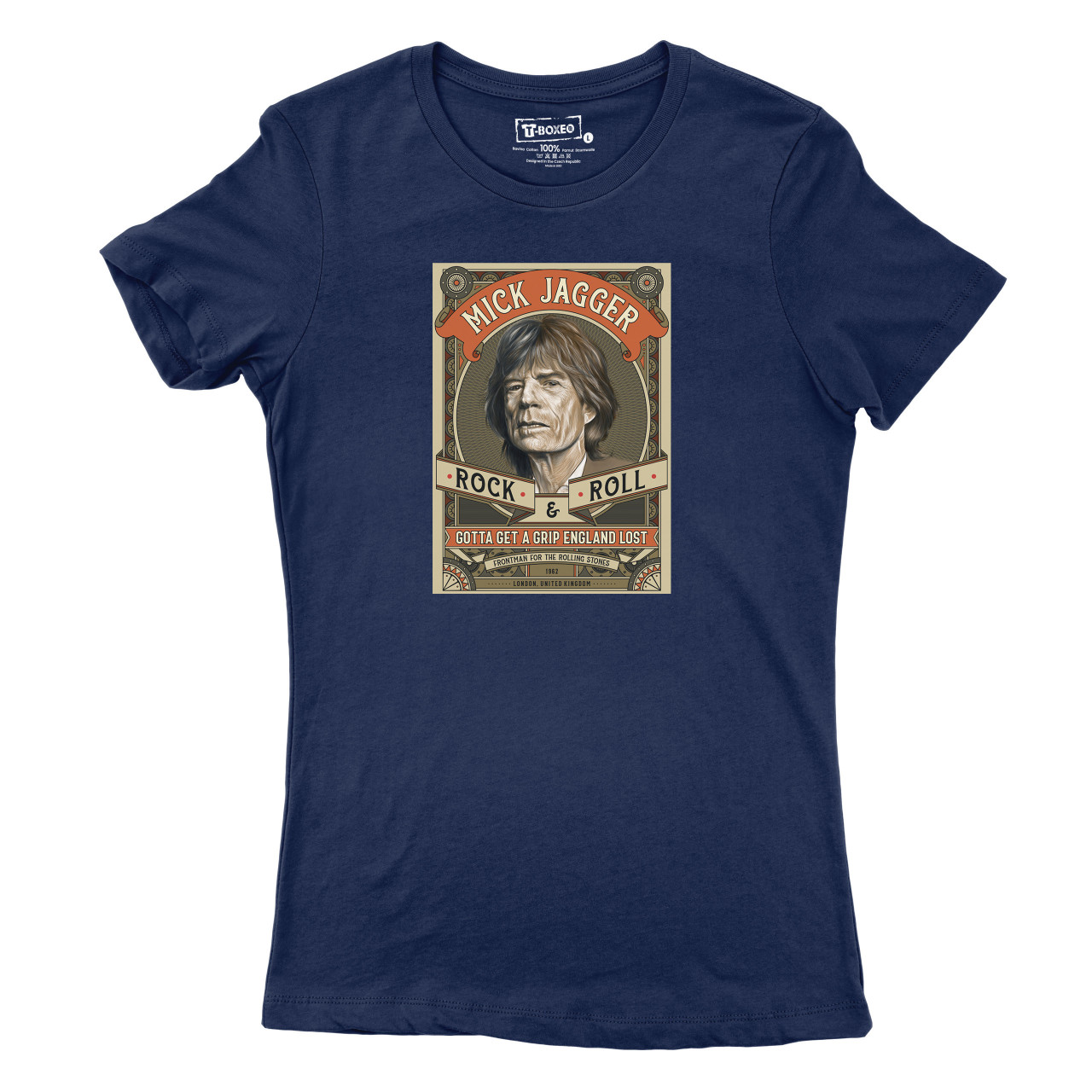 Dámské tričko s potiskem “Mick Jagger”