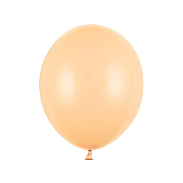 Latexový balónek - Pastelová broskvová světlá 27cm - 10ks