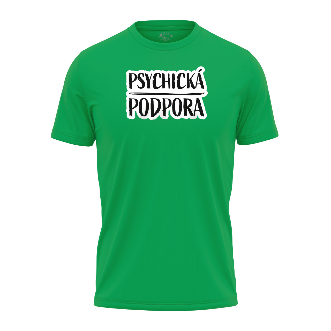 Pánské tričko s potiskem “Psychická podpora”