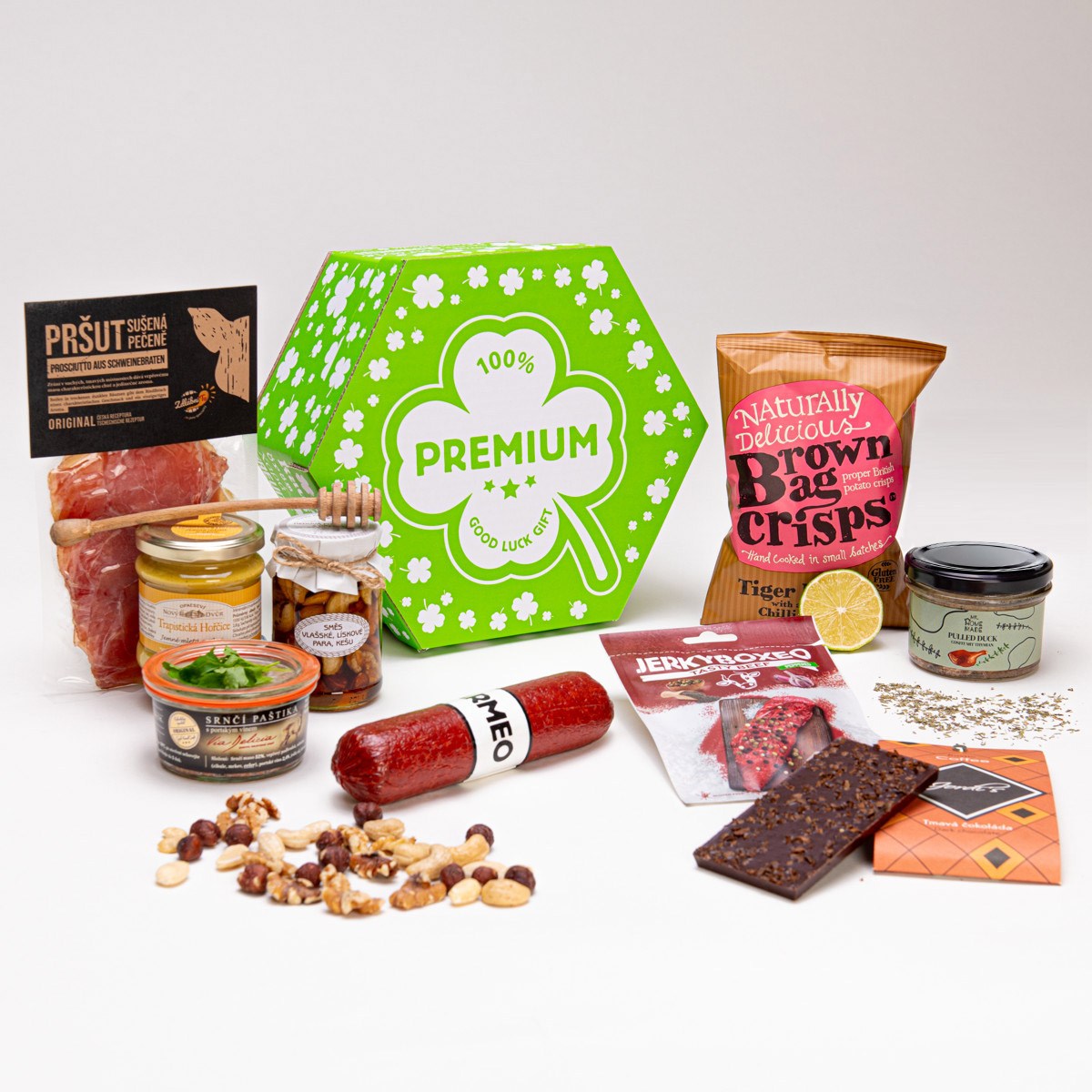 Giftboxeo pro gurmána XXL - Čtyřlístek