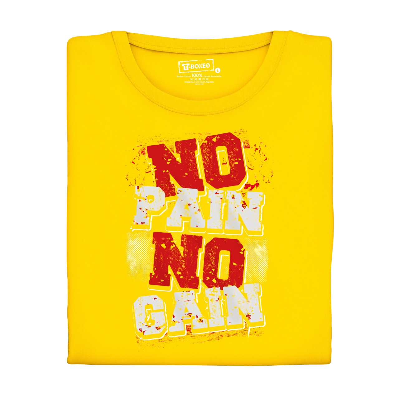 Pánské tričko s potiskem “No Pain, No Gain”