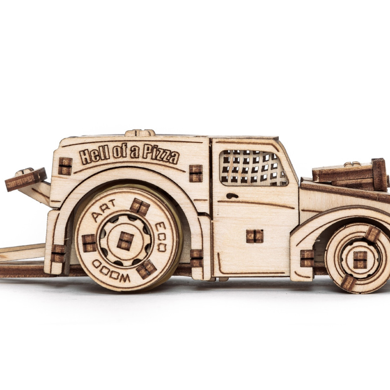 Set dřevěných modelů vozidel