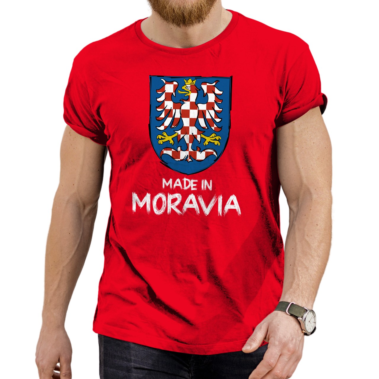 Pánské tričko s potiskem “Made in Moravia” 