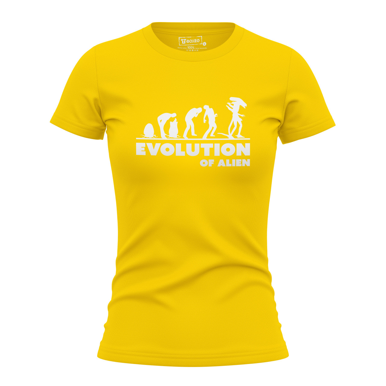 Dámské tričko s potiskem "Evoluce Vetřelce"