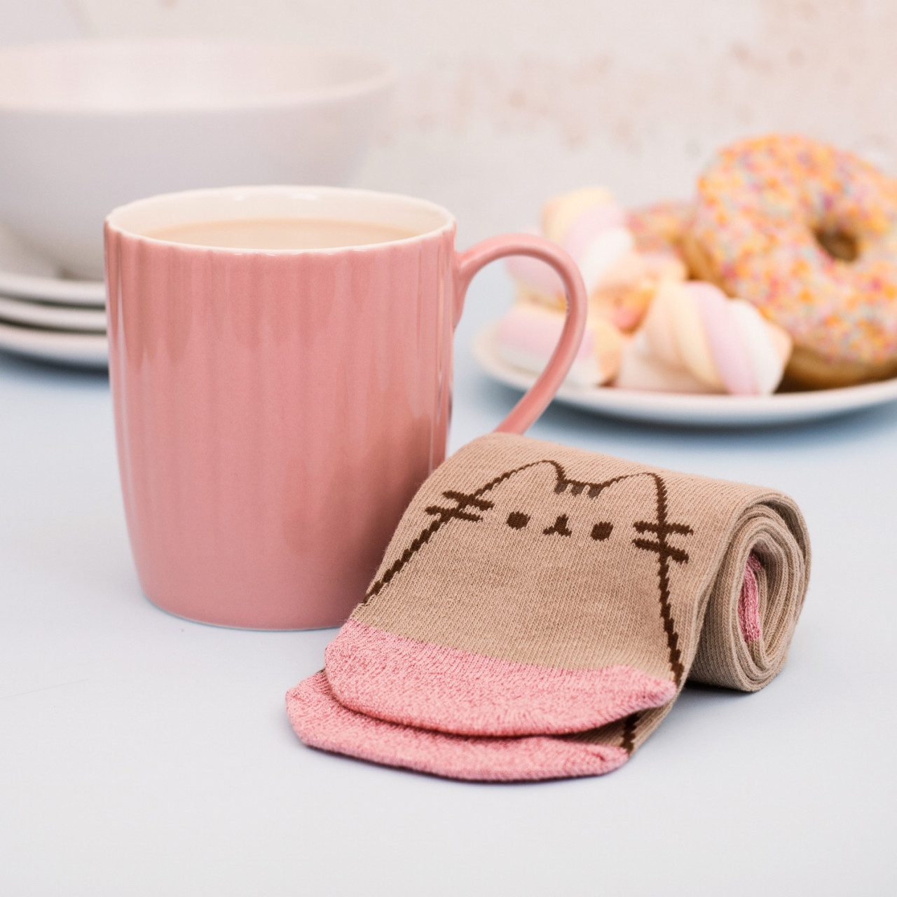 Hrnek s ponožkami - Pink Cupcake (1002360)