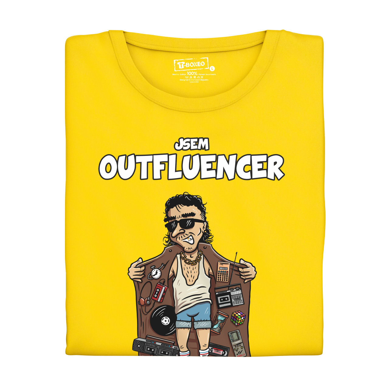 Pánské tričko s potiskem "Outfluencer"