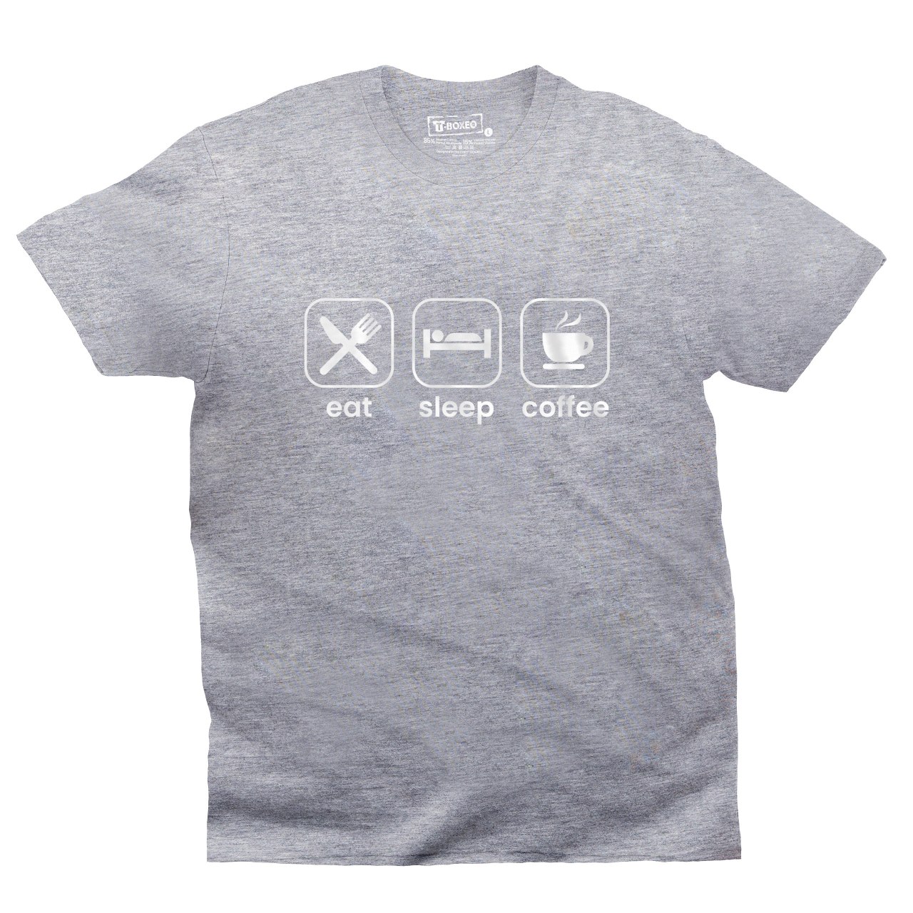 Pánské tričko s potiskem “Eat, Sleep, Coffee”