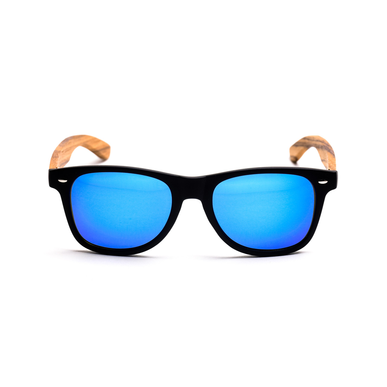 Brýle Classic – modré čočky + černé obroučky + zebra